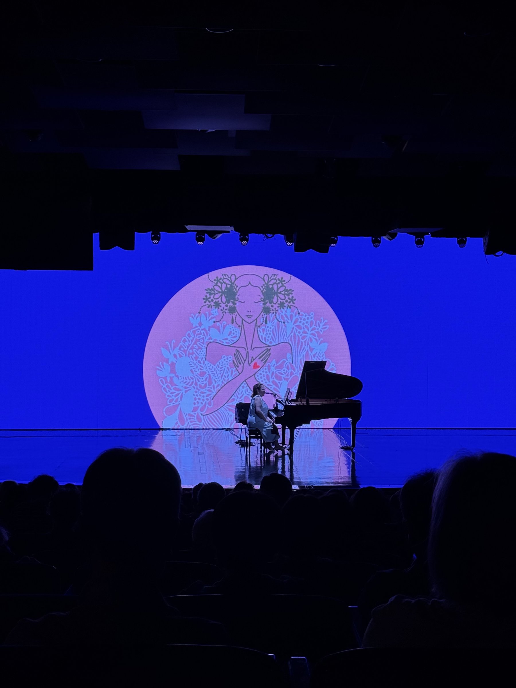 Patricia Vlieg presenting Songs as Maps aboard Peace Boat